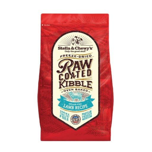 Stella & Chewy's Raw Coated Kibble 凍乾生肉外層低溫烘焙乾糧 草飼羊配方狗糧