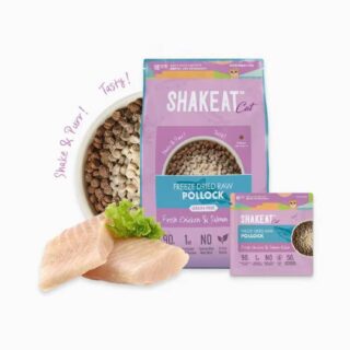 SHAKEAT 凍乾鱈魚配新鮮雞肉及三文魚無穀物貓糧 (各款)